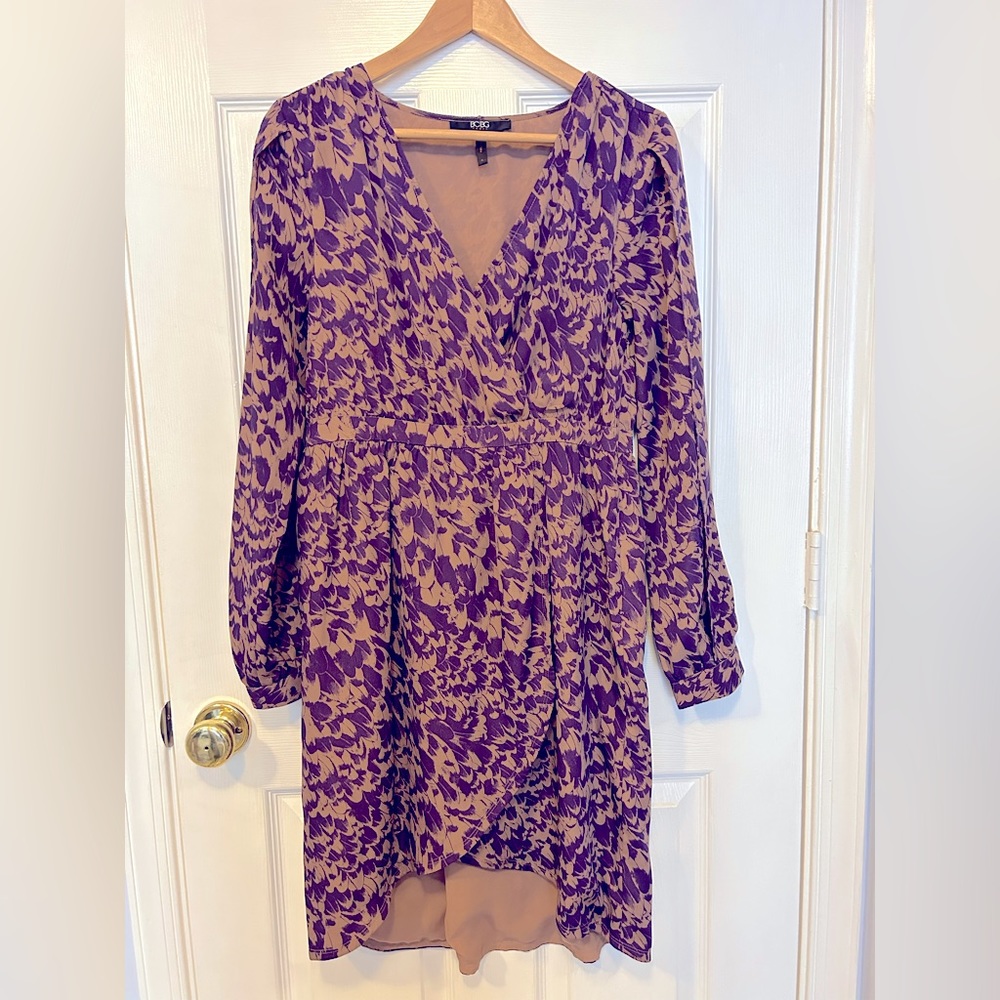 BCBG Paris faux wrap dress
